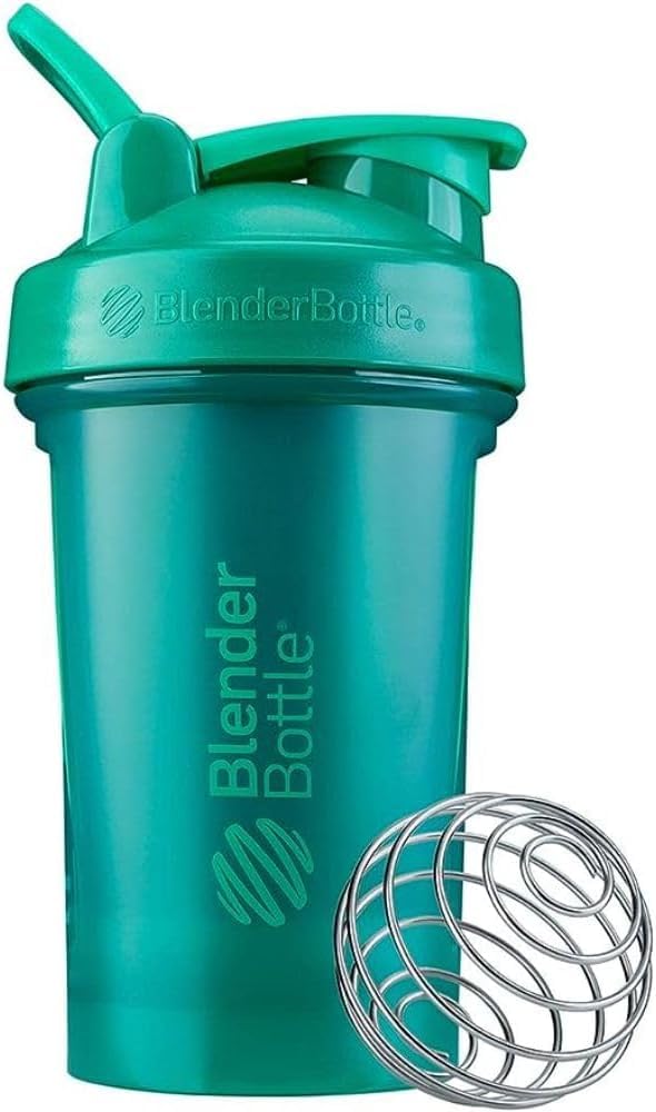 BlenderBottle Classic V2 Shaker Bottle Perfect for Protein Shakes and Pre Workout 20-Ounce Emerald Green